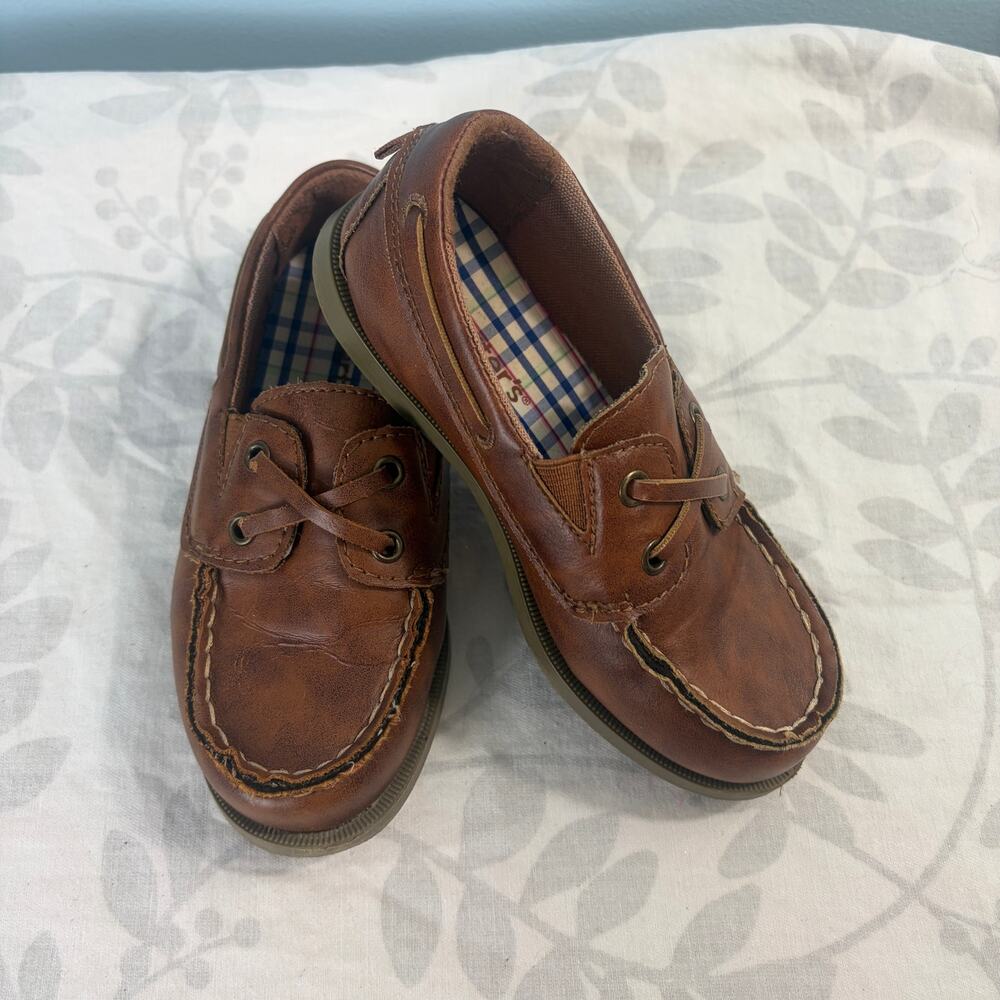 Carter's Toddler Boat Shoes Brown Size 12 First Day School Picture Day